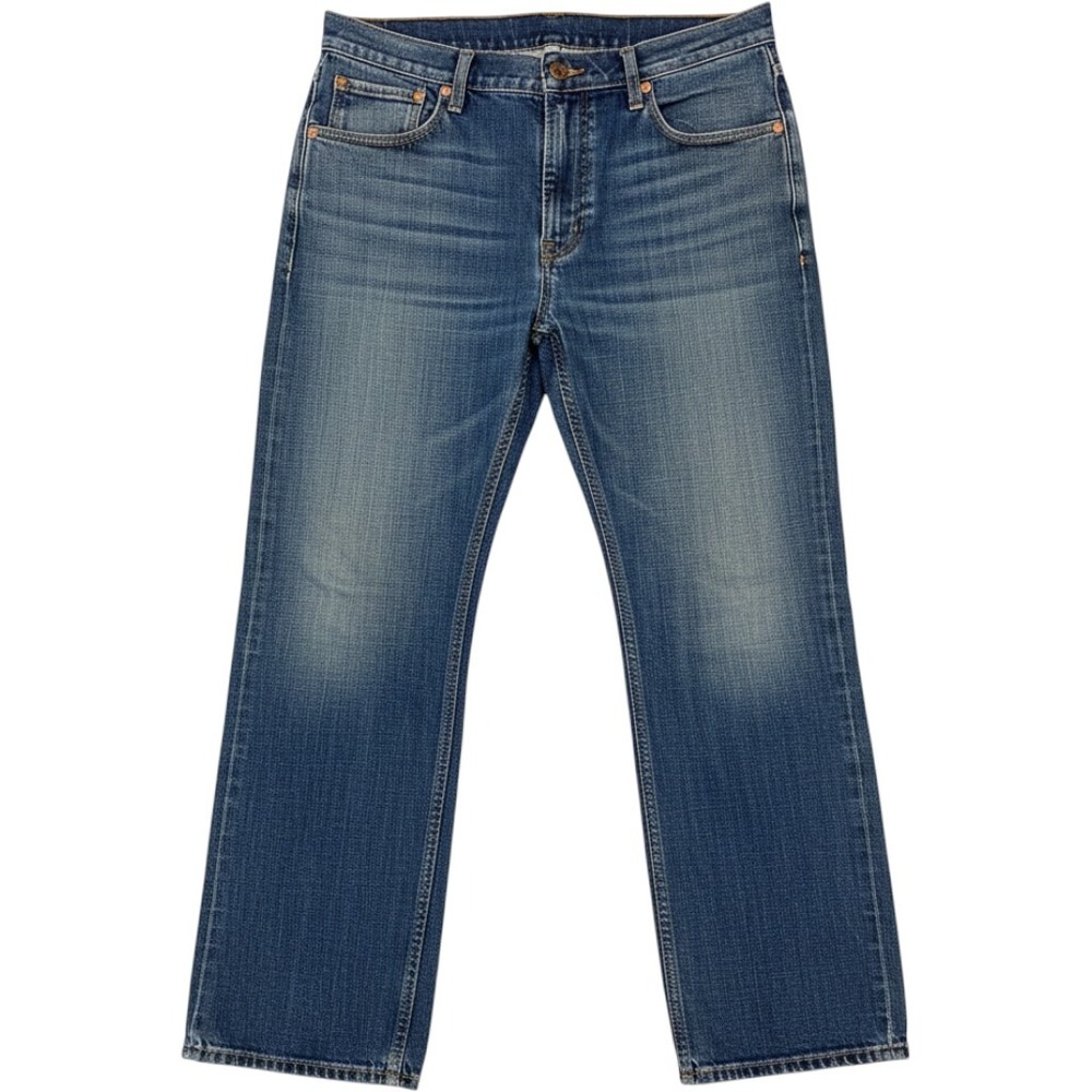 VTG Levis 557 Jeans Mens 36x32 Medium Wash Relaxed Bootcut Crosshatch Denim 2008